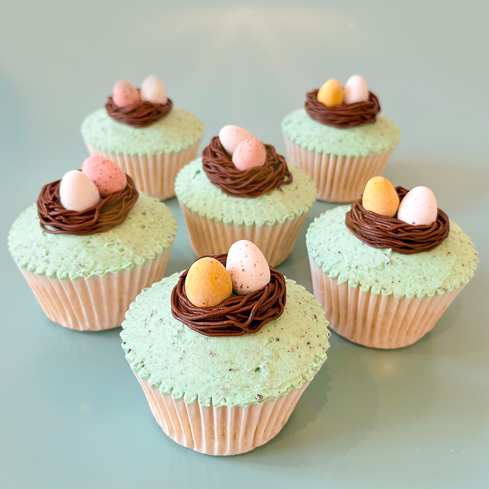 Mini Egg Nest Cupcakes