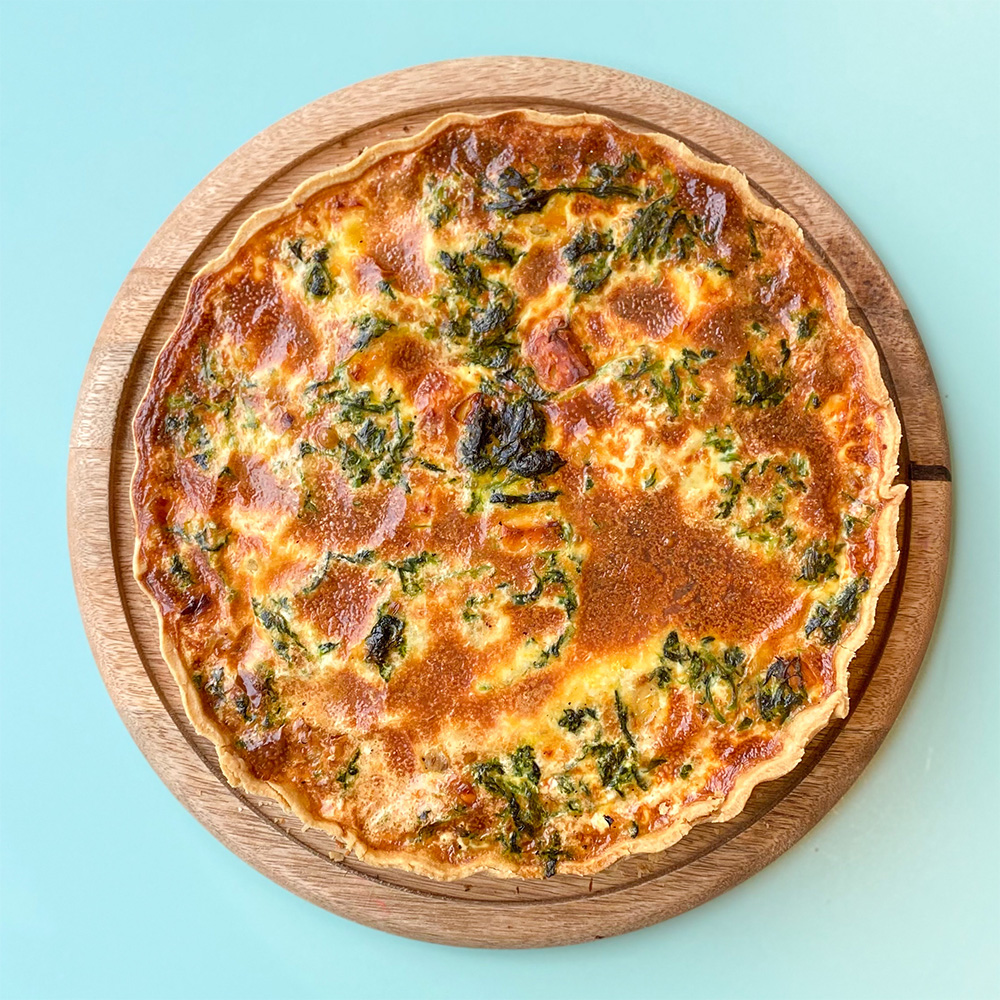 Spinach & Halloumi Quiche Skyboat Cafe