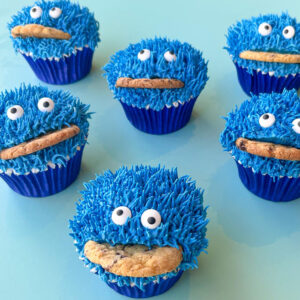 Cookie Monster Cupcakes